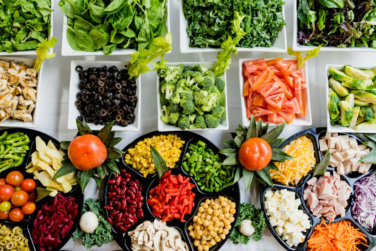 Nutriments matinaux et café vert